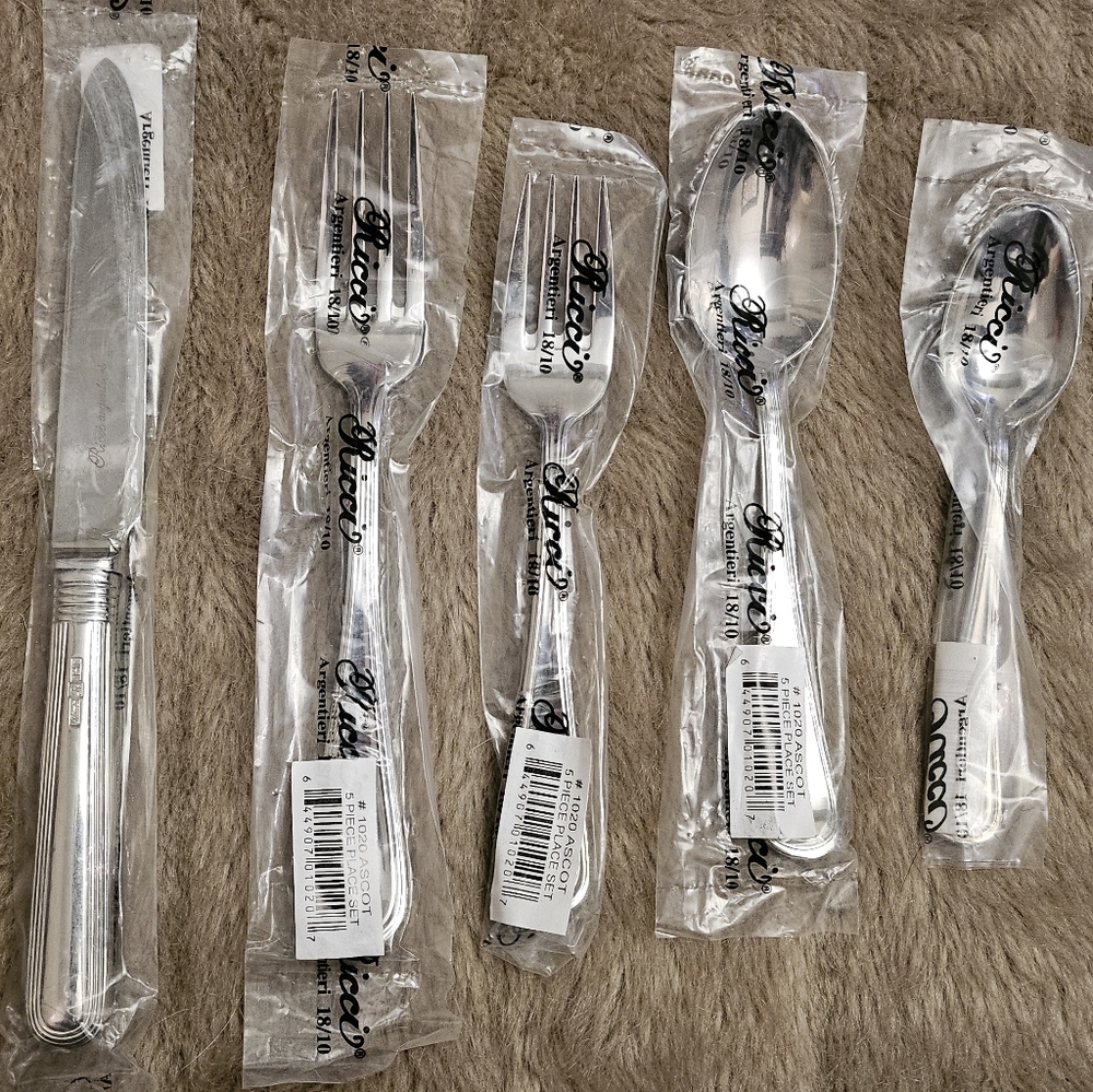 Ricci Ascot 5-Piece Stainless-Steel Flatware Place Setting, Service - Picture 2 of 6
